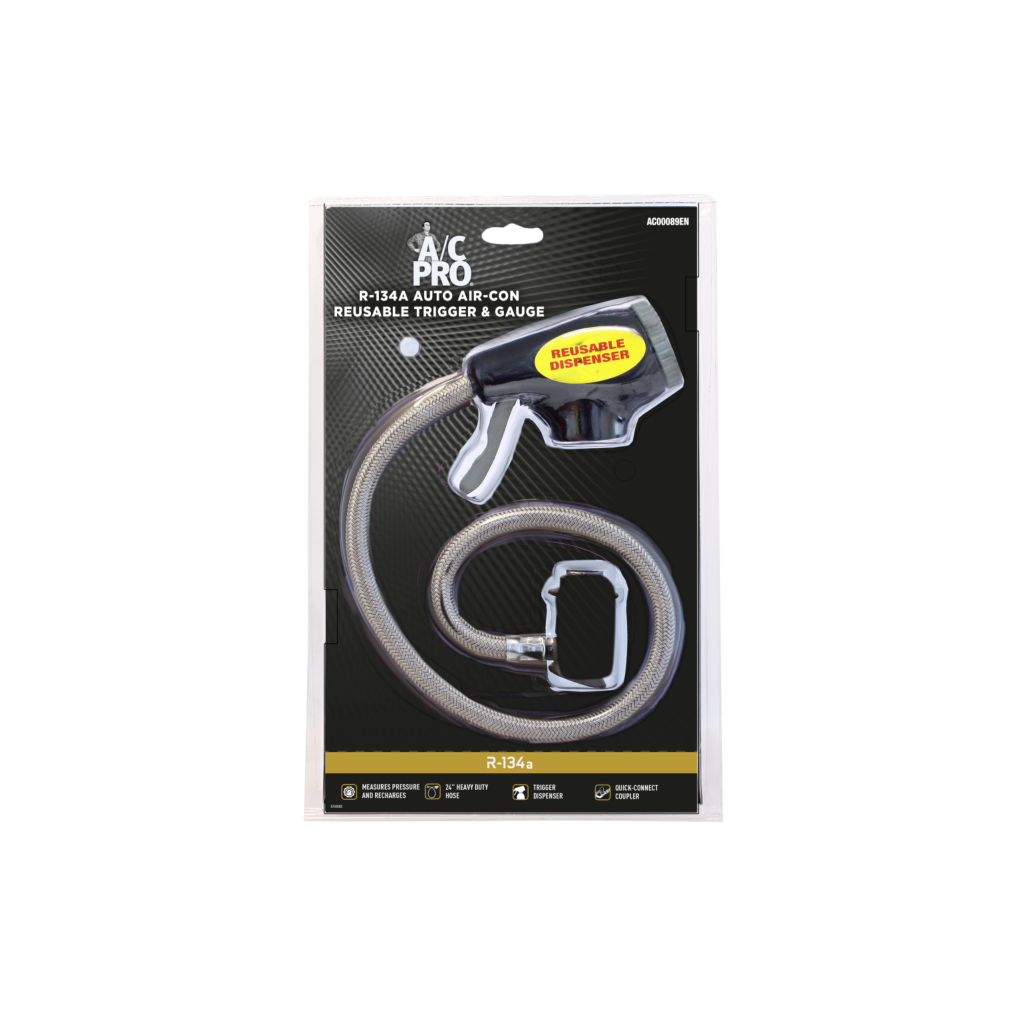 A/C Pro Reusable Trigger & Gauge R-134