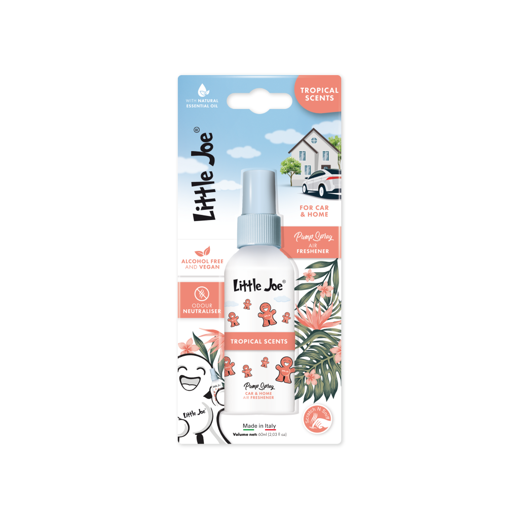 Little Joe Pump Spray Air Freshener 60ml Tropical Scents