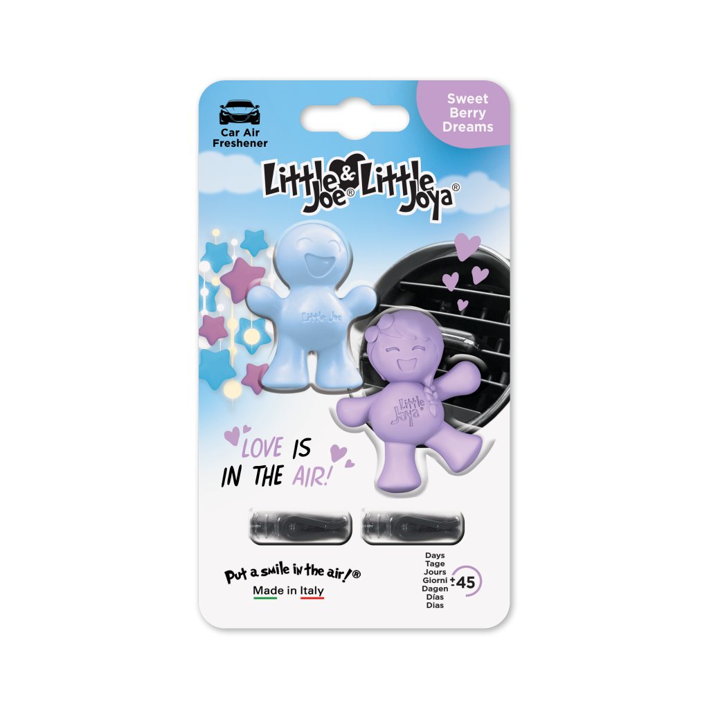 Little Joe & Joya Love Edition Vent Clip Air Freshener Sweet Berry Dreams