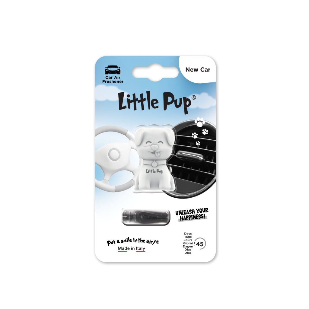 Little Pup Vent Clip Air Freshener New Car