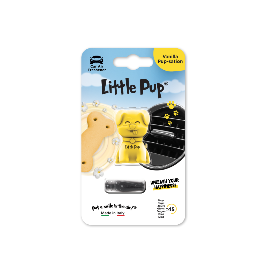 Little Pup Vent Clip Air Freshener Vanilla Pup-sation